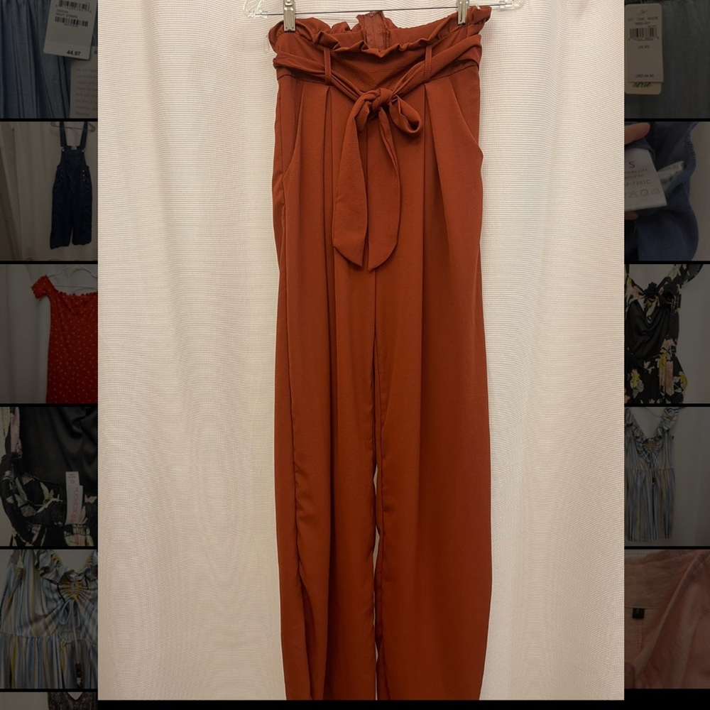burnt orange pants